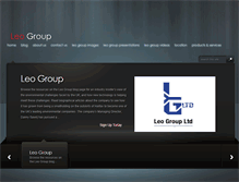 Tablet Screenshot of leogroupuk.com